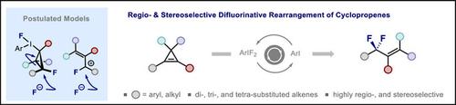 Difluorinative Cyclopropene Rearrangement by I(I)/I(III) Catalysis: Regio- and Stereoselective Synthesis of Allyl Difluorides