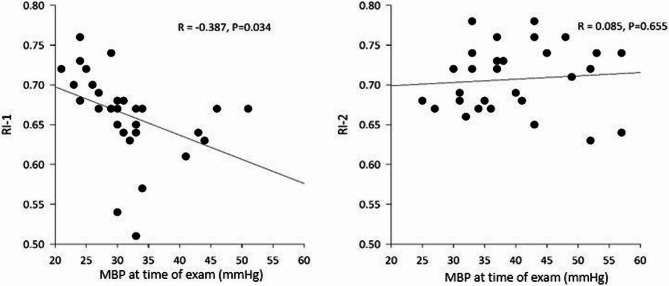 Cerebral resistive indices and intraventricular hemorrhage in premature neonates < 29 weeks' gestation: a pilot prospective cohort study.