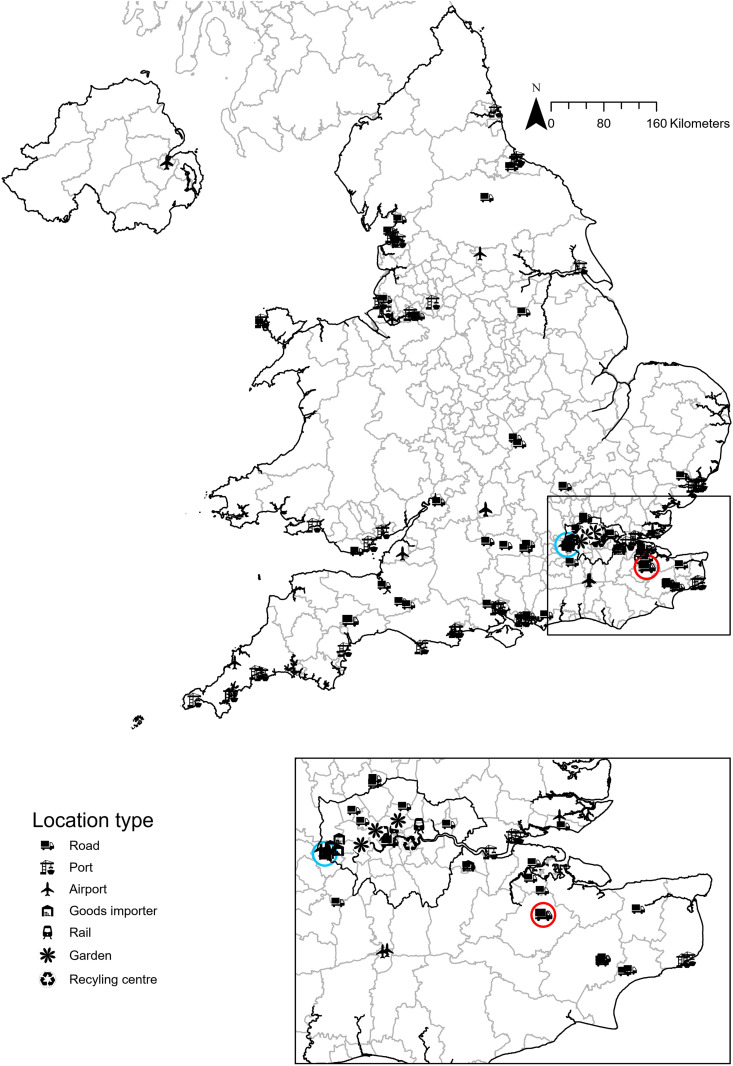 Invasive mosquito surveillance in the United Kingdom 2020 to 2024: First detection of Aedes aegypti eggs in the UK and further detection of Aedes albopictus.