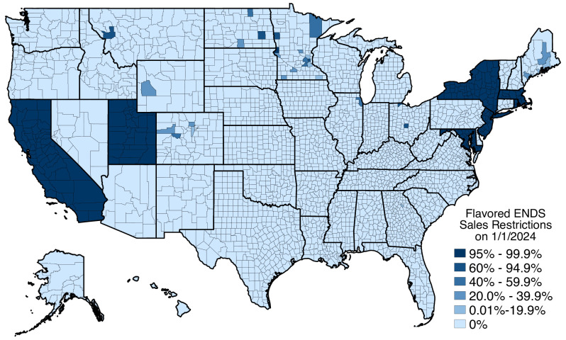 Tobacco product flavour policies in the USA.