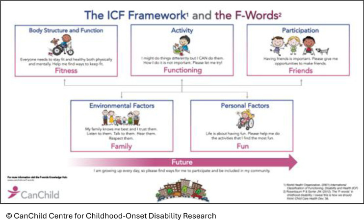 Using the 'F-words' to adopt a holistic and child rights promoting approach in developmental assessment clinics in Sydney: a quality improvement study.