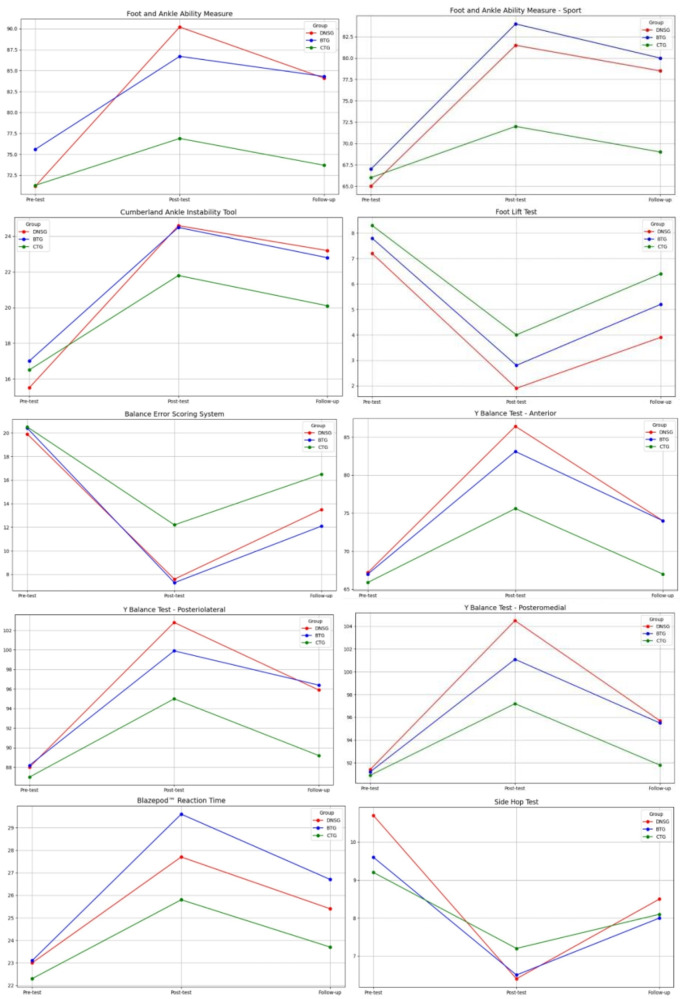 Dynamic neuromuscular stabilization, balance, and conventional training for chronic ankle instability in amateur athletes: a randomised controlled trial.