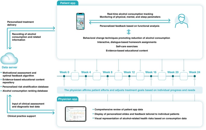 Efficacy and safety of a digital therapeutic for alcohol dependence: A multicenter, open-label, randomized controlled trial.