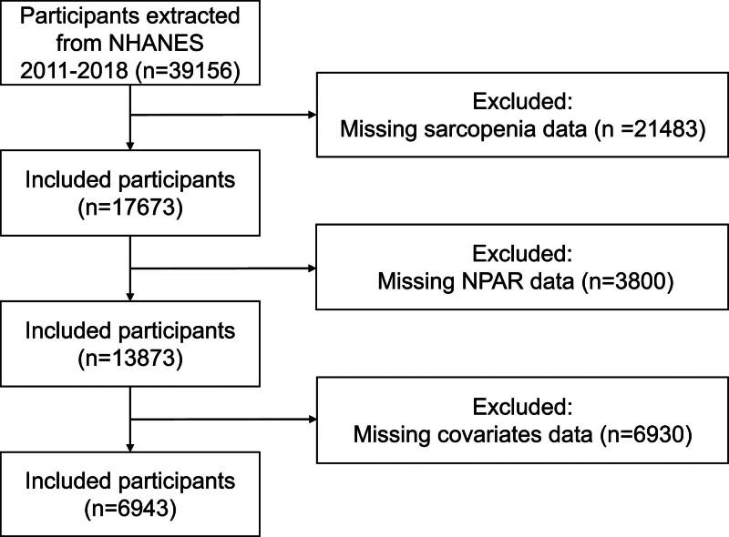 Association of neutrophil percentage-to-albumin ratio and sarcopenia: Data from NHANES 2011-2018.