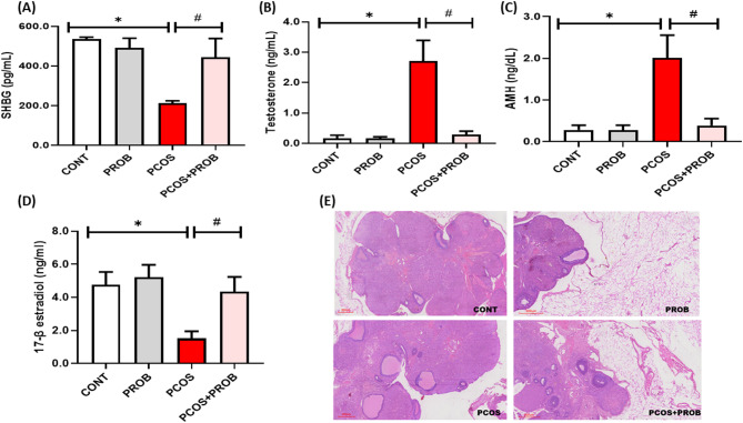 Probiotics mitigates ovarian angiogenic disturbance in letrozole-induced PCOS.