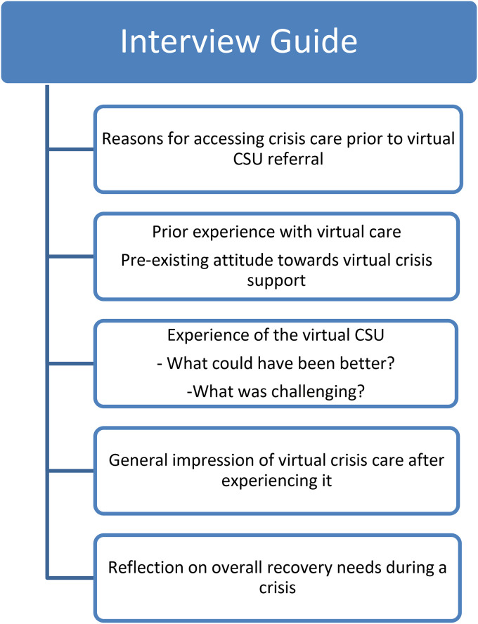 A Qualitative Description Study of the Patient's Experience With Community-Based Virtual Crisis Care in Canada: Illustrating the Potential Positives and Negatives of Remote Support on Recovery.