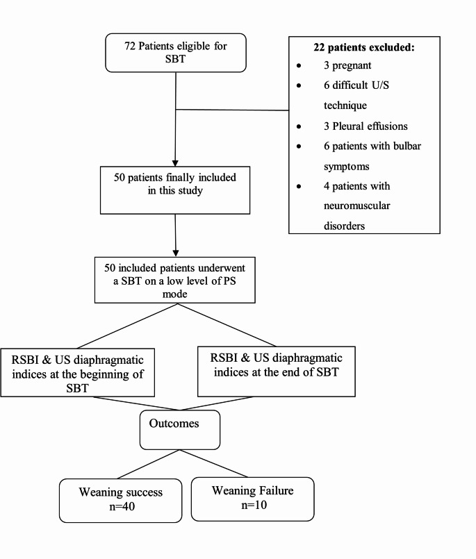 Effectiveness of diaphragmatic ultrasound as a predictor of successful weaning from mechanical ventilation.