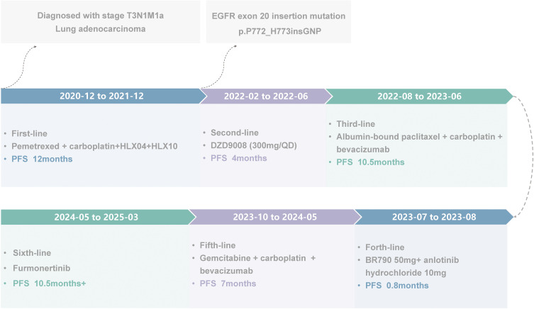 Case Report: A Rare EGFR 20 Insertion Variant, P772_H773insGNP Mediates Resistance to Sunvozertinib but Is Sensitive to Furmonertinib.