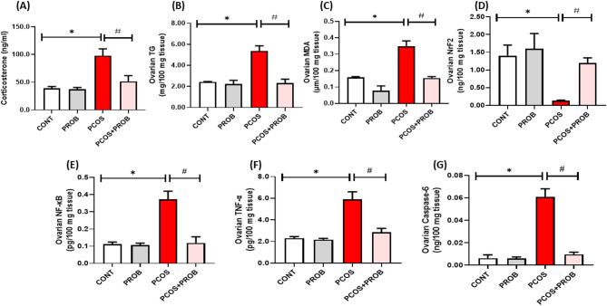 Probiotics mitigates ovarian angiogenic disturbance in letrozole-induced PCOS.