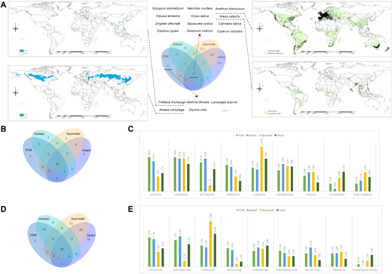 Comparative analysis of Chinese classical prescriptions and global traditional polyherbal formulations: insights from the database of global polyherbal formulation (GPFD).