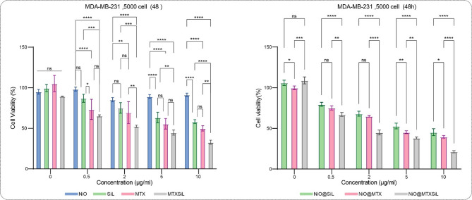 Niosome-loaded silibinin and methotrexate for synergistic breast cancer combination chemotherapy: in silico and in vitro study.