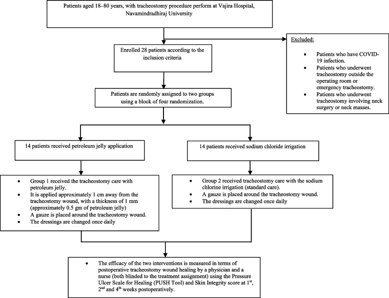 Petroleum jelly vs. Saline in tracheostomy wound care and pressure injury prevention: a randomized controlled trial.