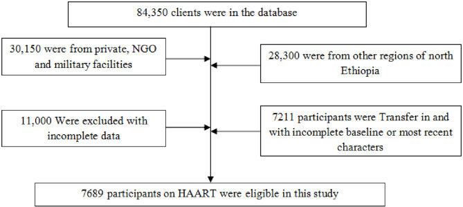 A retrospective study on HIV virological recovery patterns and factors associated with HIV viral treatment using highly active antiretroviral therapy (HAART) in public health facilities in tigray, Northern Ethiopia.