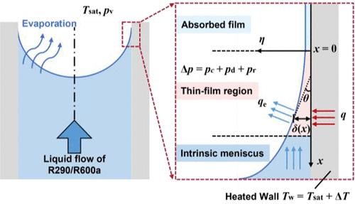 Evaporation Heat Transfer Characteristics of Fourth-Generation Refrigerants in Nano/Microchannels