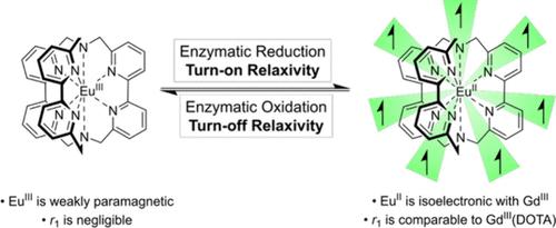Reversible Enzymatic Switching of the Oxidation State of a EuIII/II Complex Controls Relaxivity