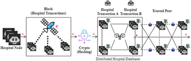 Secure and interpretable lung cancer prediction model using mapreduce private blockchain federated learning and XAI.