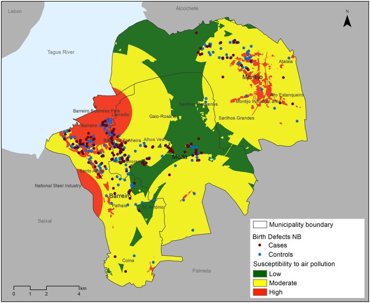 Mapping susceptibility to air pollution and its association with birth defects: a tool for public health intervention.