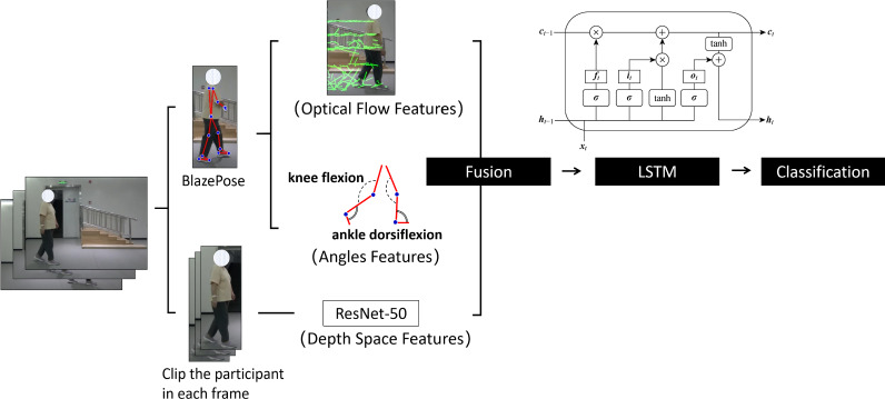 Differentiating post-stroke patients from healthy individuals via vision-based skeleton-optical fusion.