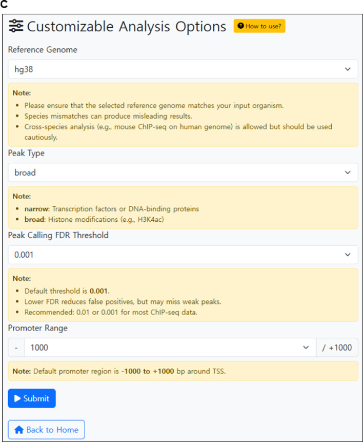 H<sup>3</sup>NGST: a fully automated, web-based platform for end-to-end ChIP-seq analysis.