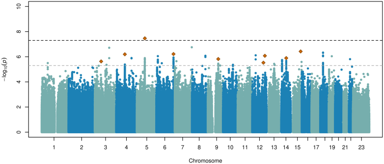 Genome-wide association study of susceptibility to acute respiratory distress syndrome.