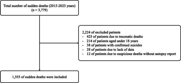 Sudden death in the emergency department: A comprehensive 8-year study integrating clinical and autopsy data.