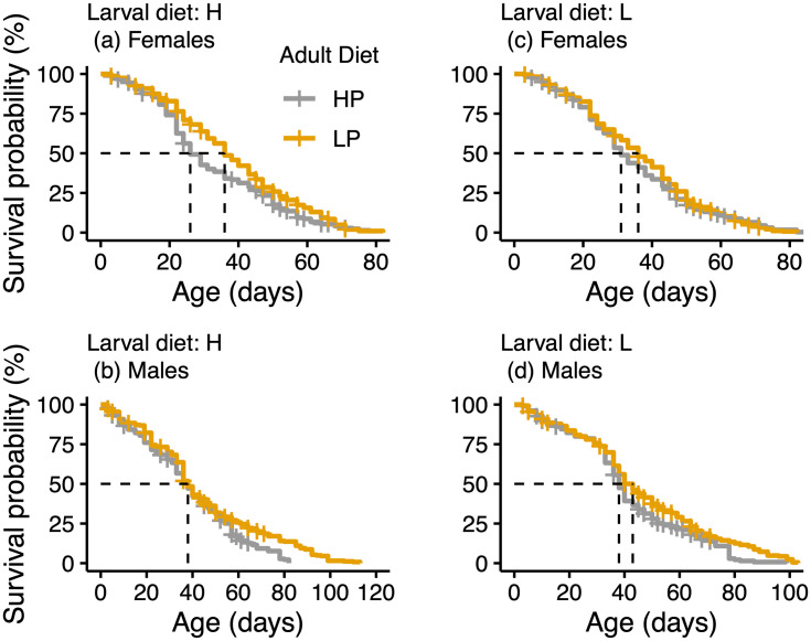 Interactive effects of developmental and adult nutrition on lifespan and fecundity in a genetically diverse Drosophila population.