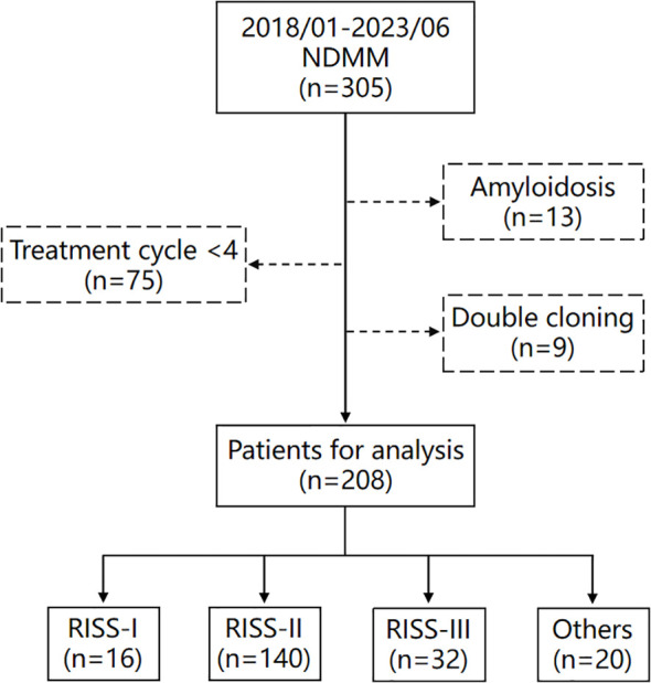Improvement of revised international staging system risk stratification in patients with newly diagnosed multiple myeloma using a high bone marrow plasma cell percentage: a real-world study in China.