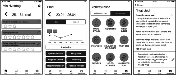 Development and pilot-testing of an app to complement trauma-focused cognitive behavioral therapy for adolescents.