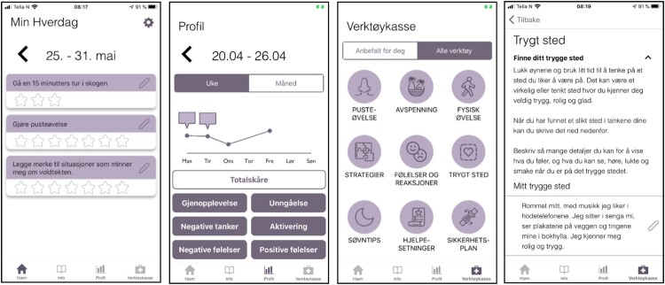 Development and pilot-testing of an app to complement trauma-focused cognitive behavioral therapy for adolescents.