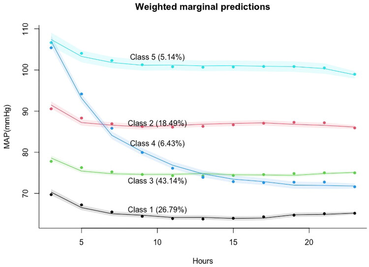 Heart failure subphenotypes based on mean arterial pressure trajectory identify patients at increased risk of acute kidney injury.