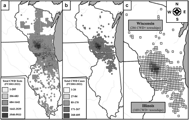Impact of low testing numbers on chronic wasting disease apparent prevalence.