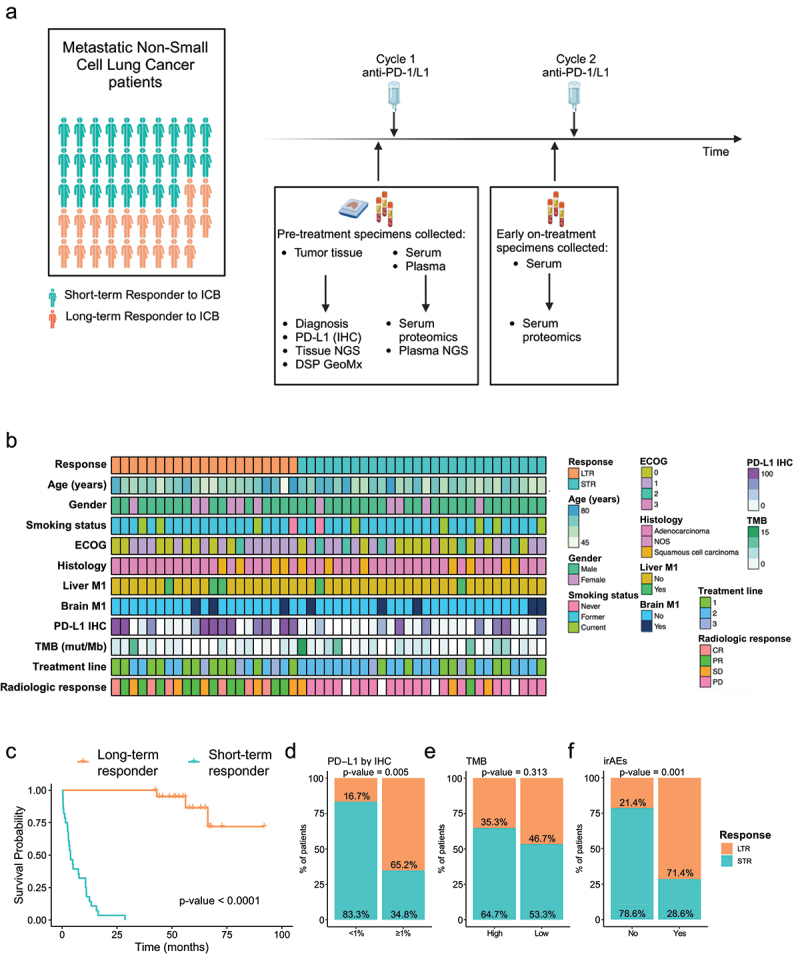 Molecular and immunological features associated with long-term benefits in metastatic NSCLC patients undergoing immune checkpoint blockade.