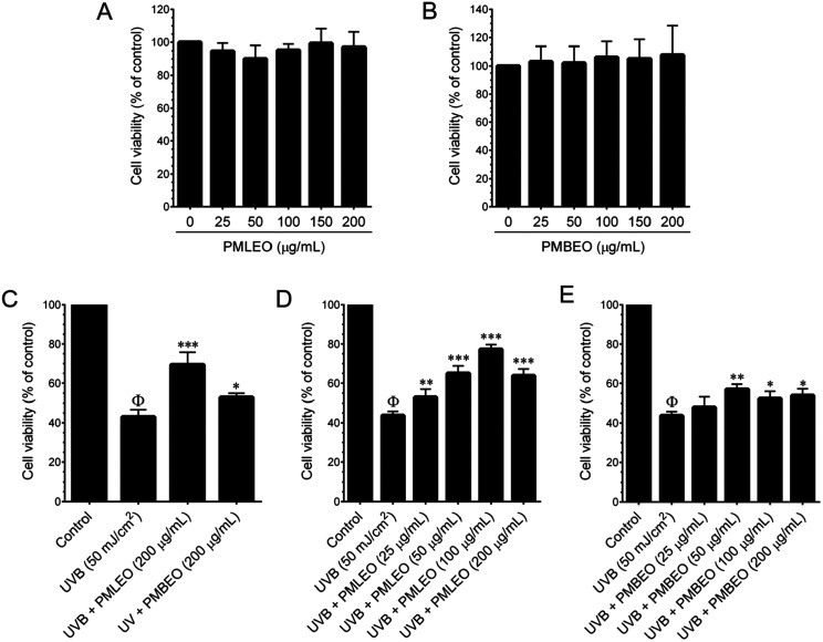 Ultraviolet B-induced oxidative damage in human skin keratinocytes is alleviated by <i>Pinus morrisonicola</i> leaf essential oil through activation of the Nrf2-dependent antioxidant defense system.