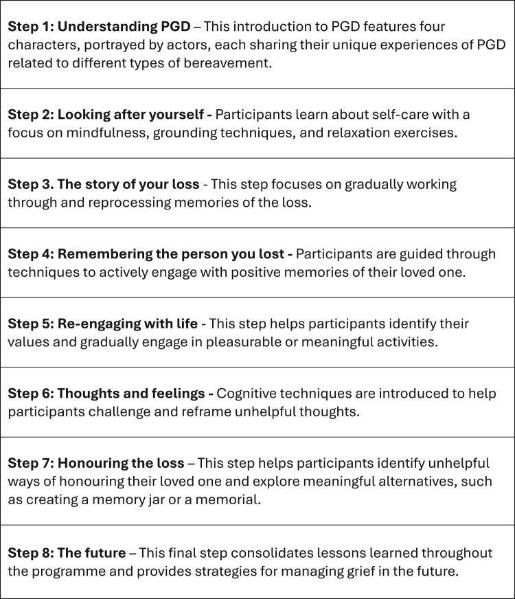 <i>Spring PGD</i> versus waiting list control in the treatment of prolonged grief disorder (PGD): protocol for a feasibility randomised controlled trial (RCT).