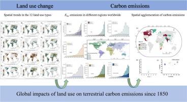Global impacts of land use on terrestrial carbon emissions since 1850