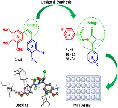 Design, Synthesis, and Molecular Docking Studies of 2-Azetidinone-Based Combretastatin A-4 Analogues with Anticancer Activity