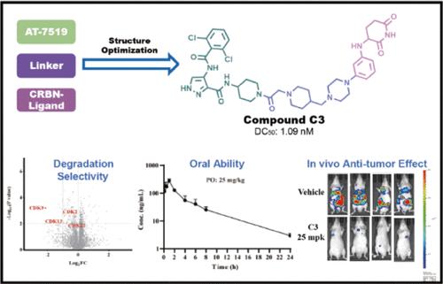 Identification of a Potent and Selective CDK9 Degrader as a Targeted Therapeutic Option for the Treatment of Small-Cell Lung Cancer