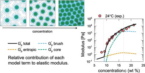 A Free Energy Model for the Plateau Shear Modulus in Thermosensitive Microgel Suspensions