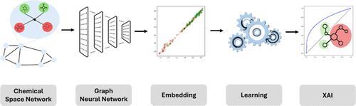 Chemical Space Networks Enhance Toxicity Recognition via Graph Embedding