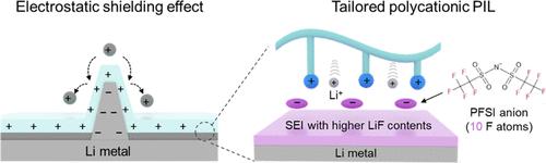 Modulating Lithium Metal Interphase Structures via Functional Design of Polymeric Ionic Liquids for Quasi-Solid-State Batteries