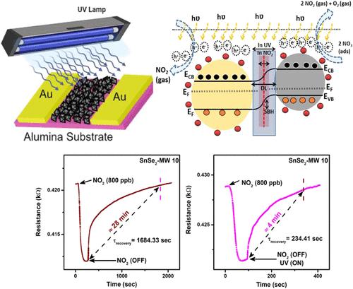 Dual Discrimination of Xylene and NO2 with UV-Boosted Recovery at Room Temperature Using SnSe2/MWCNT Composite-Based Sensors