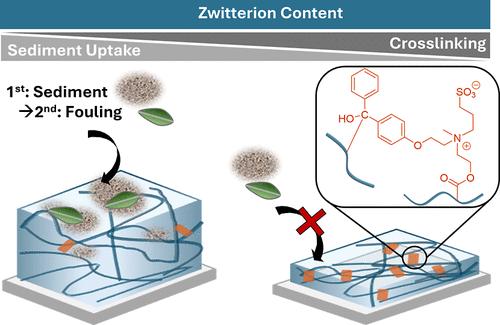 Enhanced Resistance of Zwitterionic Hydrogels against Marine Fouling Using a Zwitterionic Photo Cross-Linker