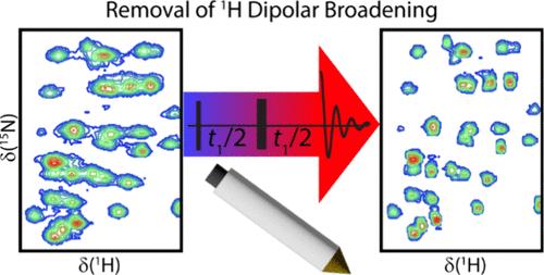 Removal of Homogeneous Broadening from 1H-Detected Multidimensional Solid-State NMR Spectra