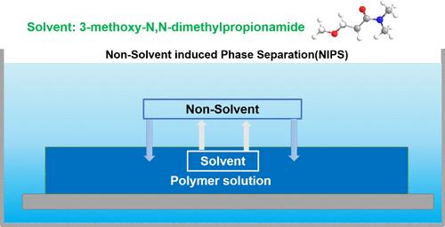 Preparation of Polyvinylidene Fluoride Separation Membranes Using 3-methoxy-N,N-dimethylpropionamide, a Low-Toxic Solvent