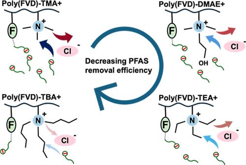 Revealing the Role of Varied Quaternary Ammonium Groups for Capturing Per- and Polyfluoroalkyl Substances