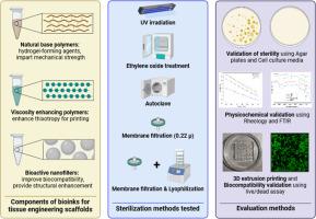 Sterilizing bioinks: Understanding the impact of techniques on 3D bioprinting materials
