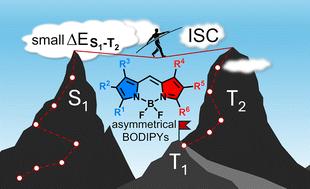 Enhancement of intersystem crossing in asymmetrically substituted BODIPY photosensitizers†