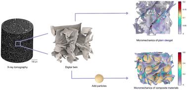 Micromechanical finite element modeling of crystalline lipid-based materials: monoglyceride-based oleogels and their composites†