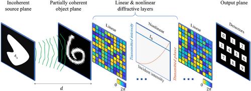 Coherence Awareness in Diffractive Neural Networks
