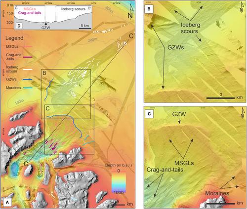 The role of inland ice dynamics in controlling the variable maximum extent of the Laurentide Ice Sheet off southeastern Baffin Island